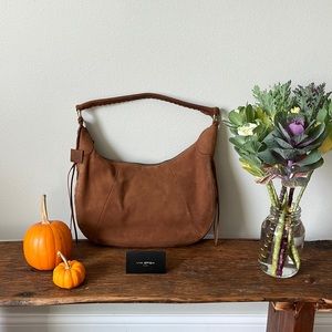 Light brown suede bag by Via Spiga